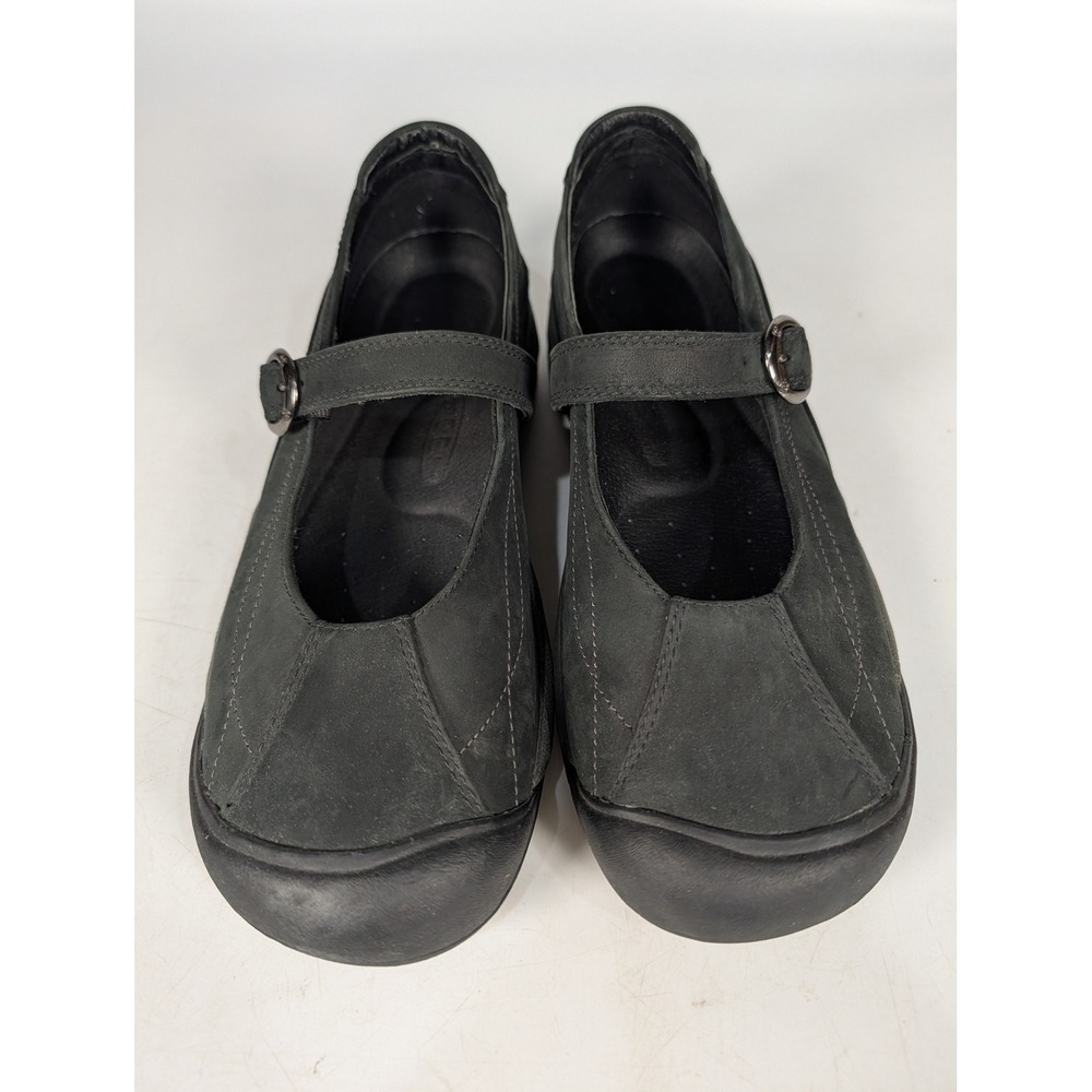 Keen Presidio Mary Jane Black Nubuck Leather Shoes 1004455 Womens 11 - Picture 2 of 5
